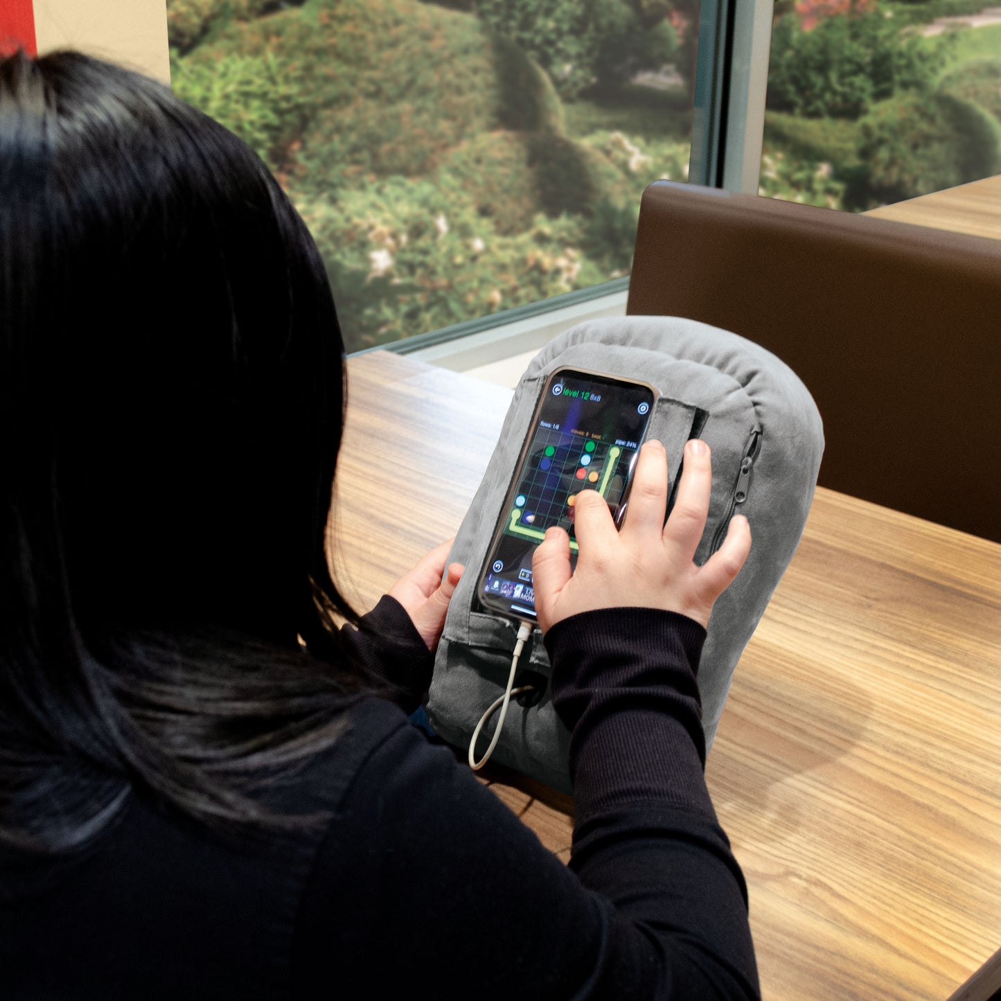 PhoneSpud Pillow With Power Bank
