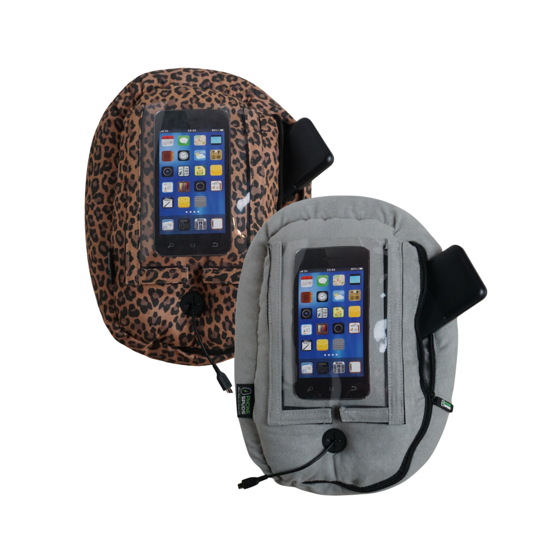 2 PhoneSpud Pillows + 2 Power Banks