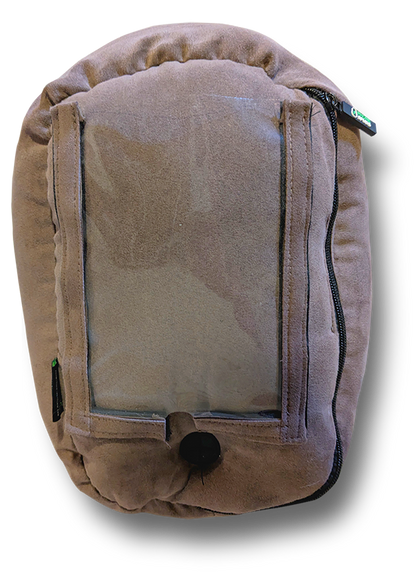 floating brown phonespud on a transparent background